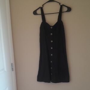 No Boundaries Black Textured Dress